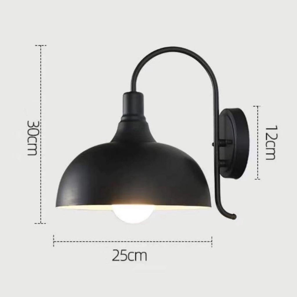 Lampu Dinding Hias Minimalis Vintage Retro Cafe Industrial Vanity Light