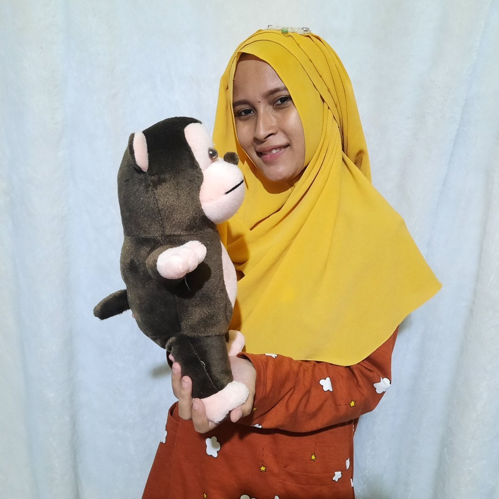 boneka monyet Jos S pisang george pisang