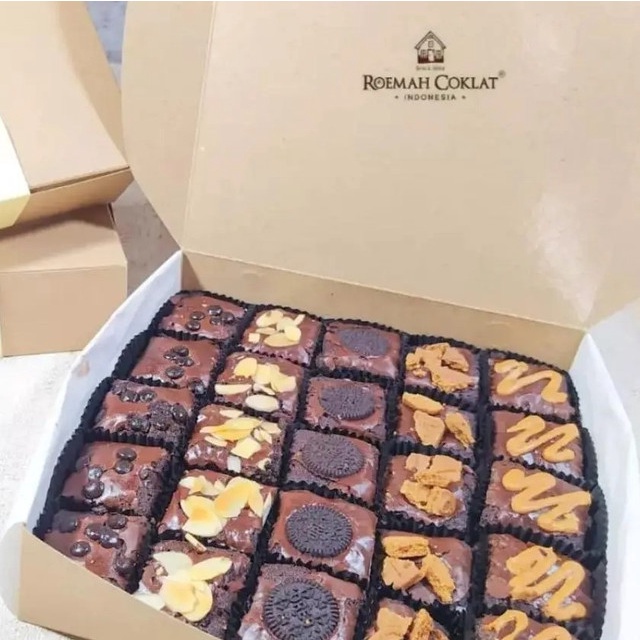 

BROWNIES FUDGY DARK CHOCO - BROWNIES CHOCOLATE - MAKANAN RINGAN - SNACK COKLAT