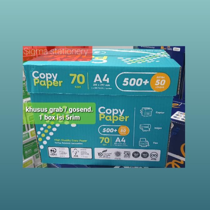 

Kertas Hvs Copypaper A4 70 Gram (Dus Isi 5 Rim) Anijejestore