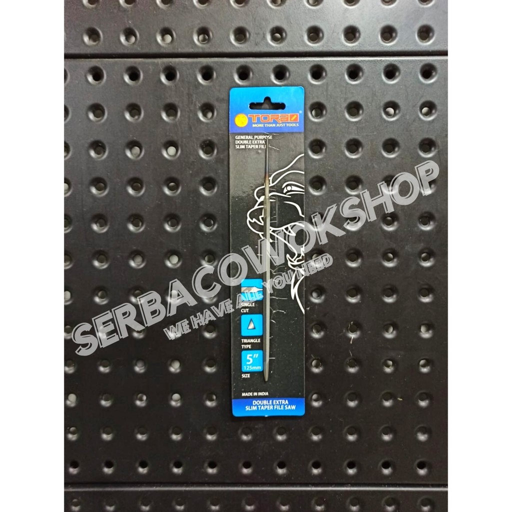 Tora Kikir Segitiga Slim Taper Slim Files 5 Inch Kikir Gergaji Termurah Berkualitas