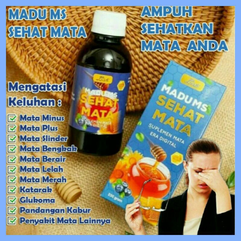 MADU MS ASLI/MADU MS SEHAT MATA ORIGINAL/OBAT MATA KATARAK AMPUH