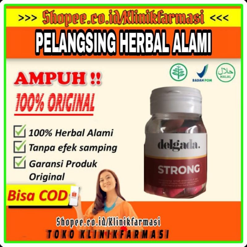 Delgada Strong 100% Original Obat Pelangsing Herbal Membantu Membakar Lemak Dan Kalori
