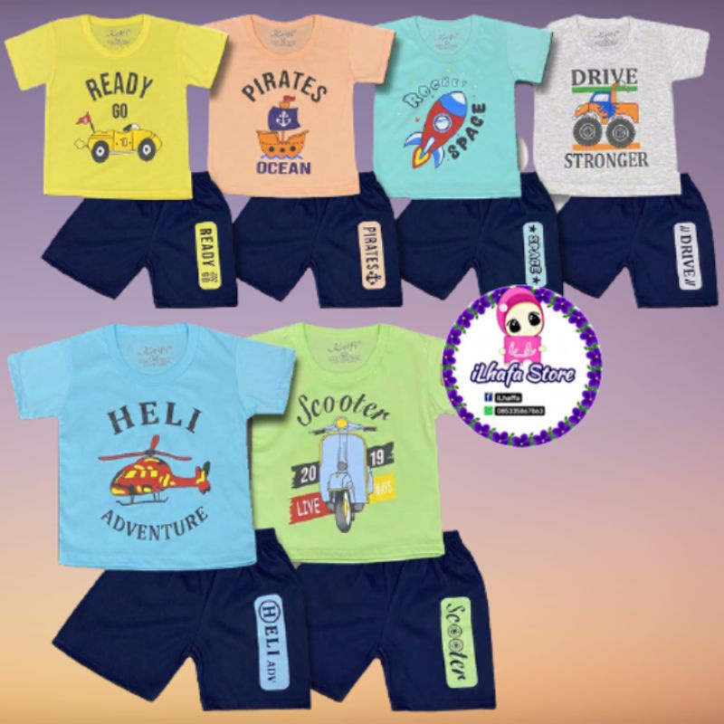 SETELAN ANAK LAKI LAKI STELAN ANAK LAKI LAKI MERK KELFI / SETELAN BAJU ANAK LAKI