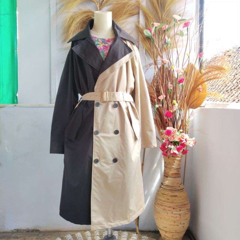 (Jumbo LD 140) PL Coat Cowok Unik (Brand "MIXIE") Kode 306 Preloved Coat