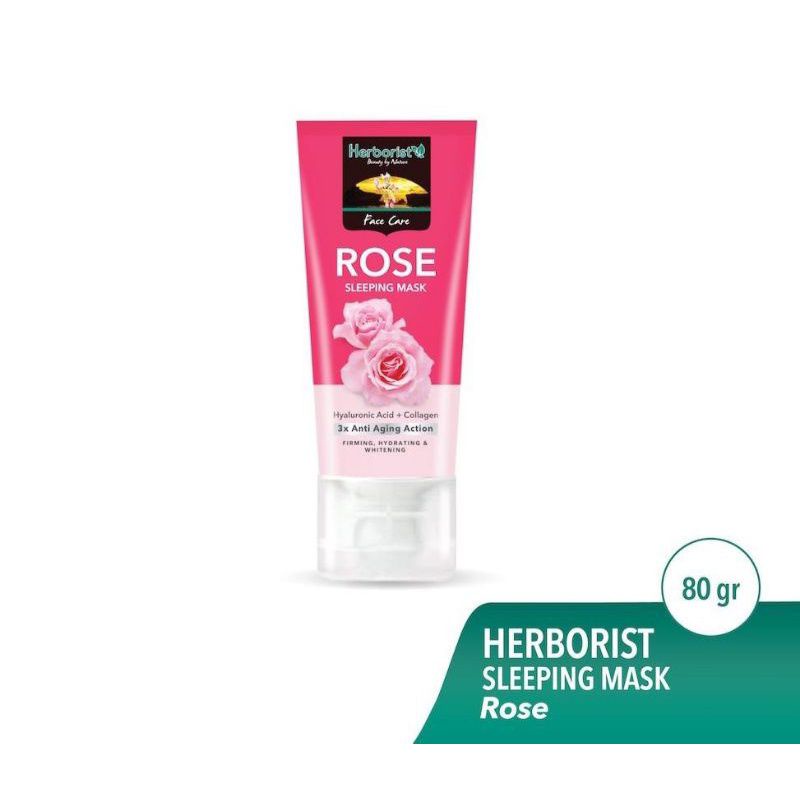 ✿ELYSABETHME✿ ⓗⓔⓡⓑⓞⓡⓘⓢⓣ Herborist Rose Sleeping Mask masker tidur sleep moist moisturizer pelembab