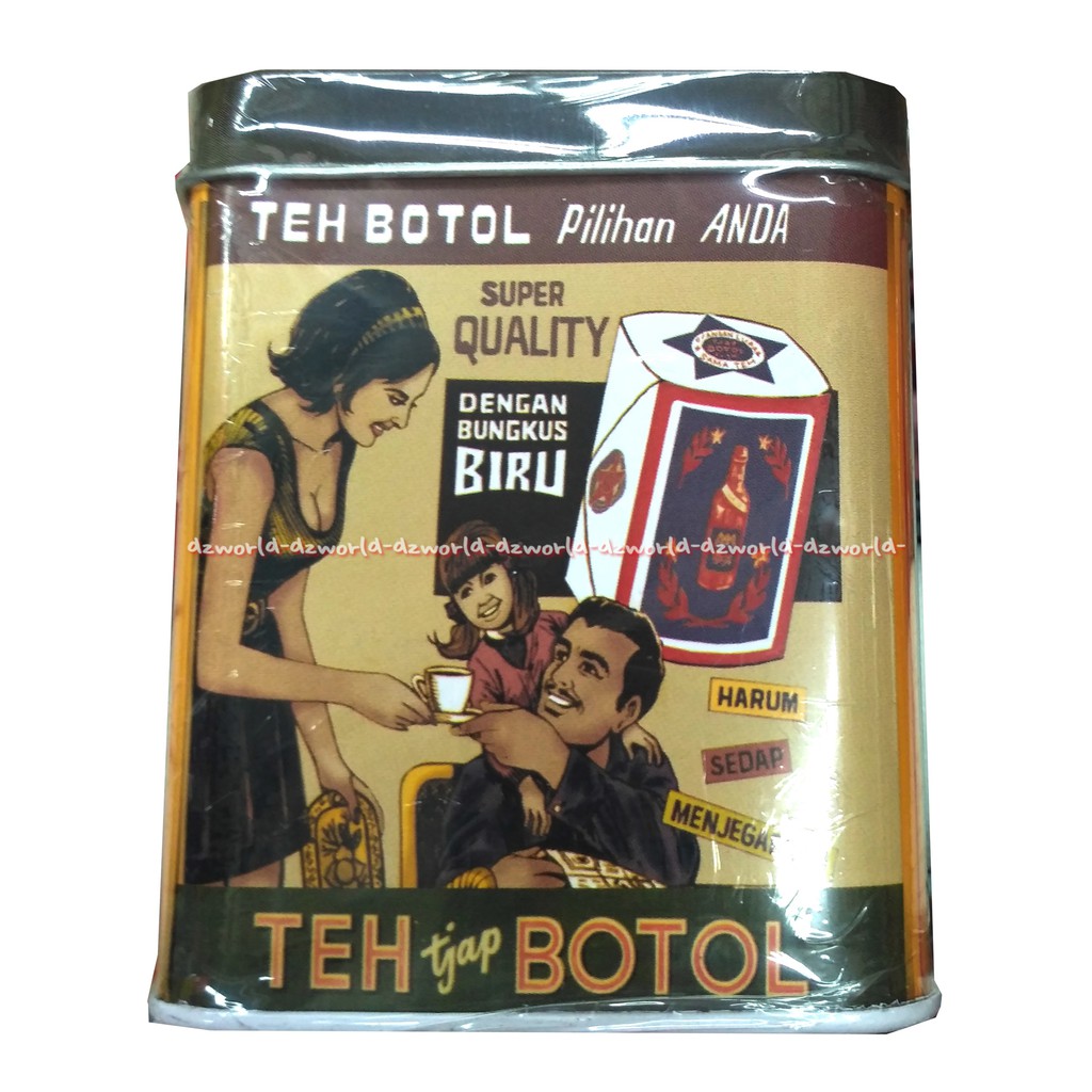 Teh Tjap Botol 40gr Teh Cap Botol Teh Botol Kaleng Vintage 40 gr Teh Cap Botol Kemasan Kaleng Bubuk Tehcjap Teh Botol Bubuk Teh Tjap Botol Indonesian Greentea Jasmine