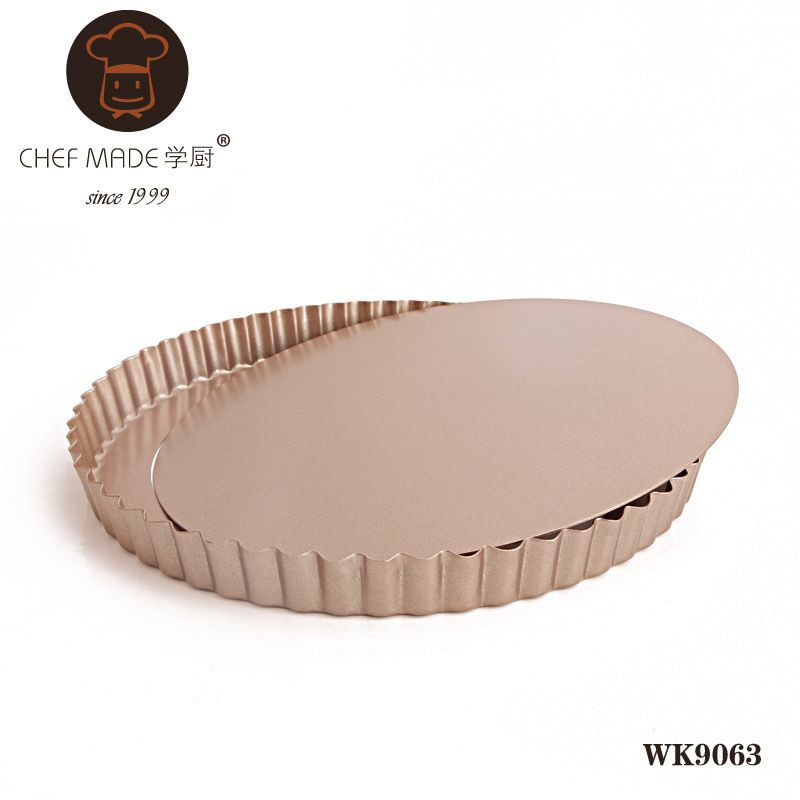 chefmade pie quiche 9.5inch with removable bottom / loyang pie wk9063