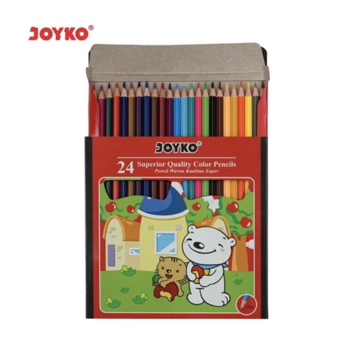 

Star Color Pencil / Pensil Warna Joyko Cp-24Pb / 24 Warna Gilaa!!!