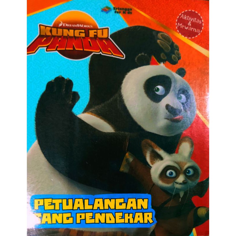 Buku Aktivitas dan Mewarnai : Kungfu Panda - Petualangan Sang Pendekar