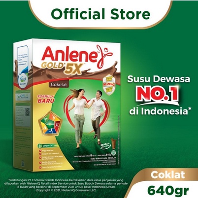 Anlene Gold Original / Vanila / Coklat 640gr/ Toko Makmur Online