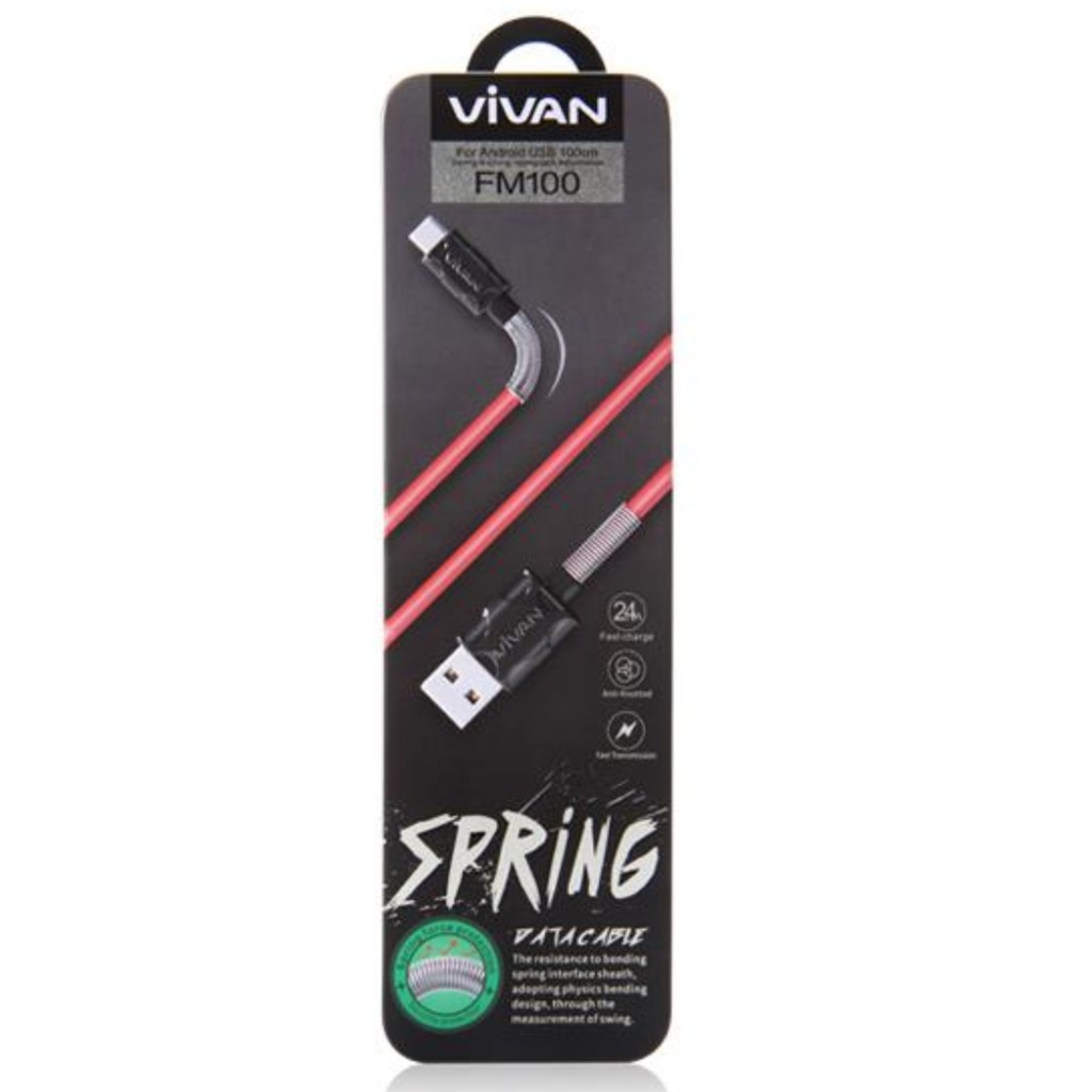 KABEL DATA VIVAN UMICRO FM100 - MERAH