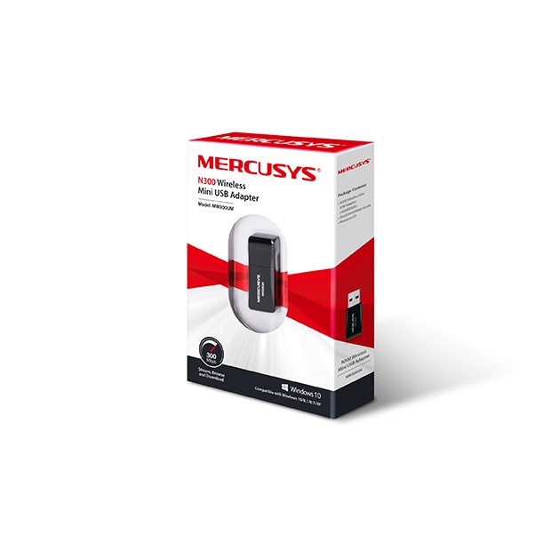 Mercusys MW300UM N300 Wireless Mini USB Adapter