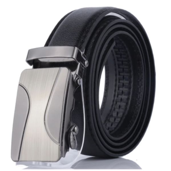 Buckle Style  - Sabuk Pria Model Rel - Sabuk IMPORT - Bahan Kulit SINTETIS