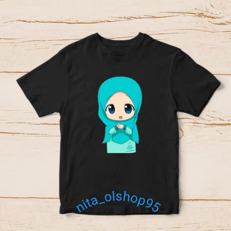 baju hijaber baju anak karakter lucu