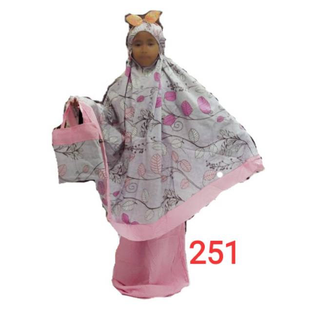 Mukena ANAK katun jepang shabby 251 252-1