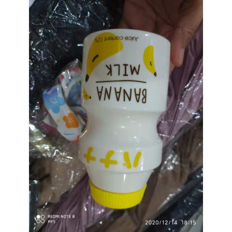 botol minum model Yakult besar