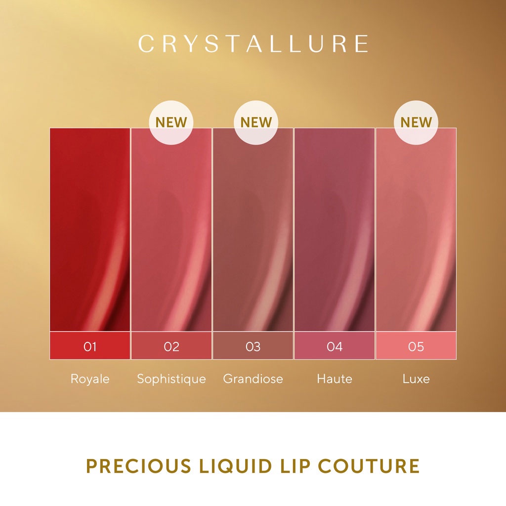 WARDAH Crystallure Precious Liquid Lip Couture Glossy Lip Cream