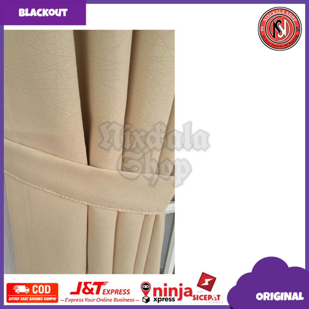 Gorden Minimalis Jendela Gorden Minimalis Modern Polos Blackout Tebal  Murah