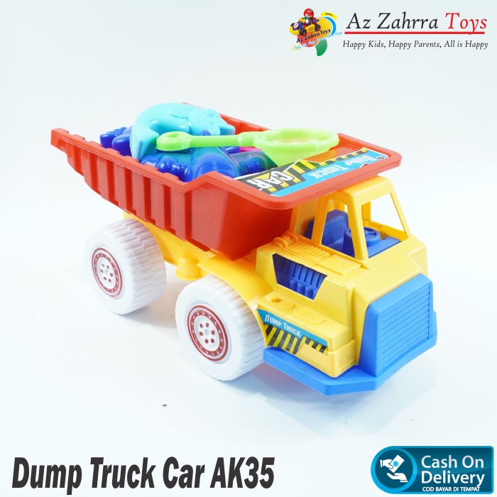 Mainan Anak Truk Dump Pasir Plastik Dump Truck Car AK35