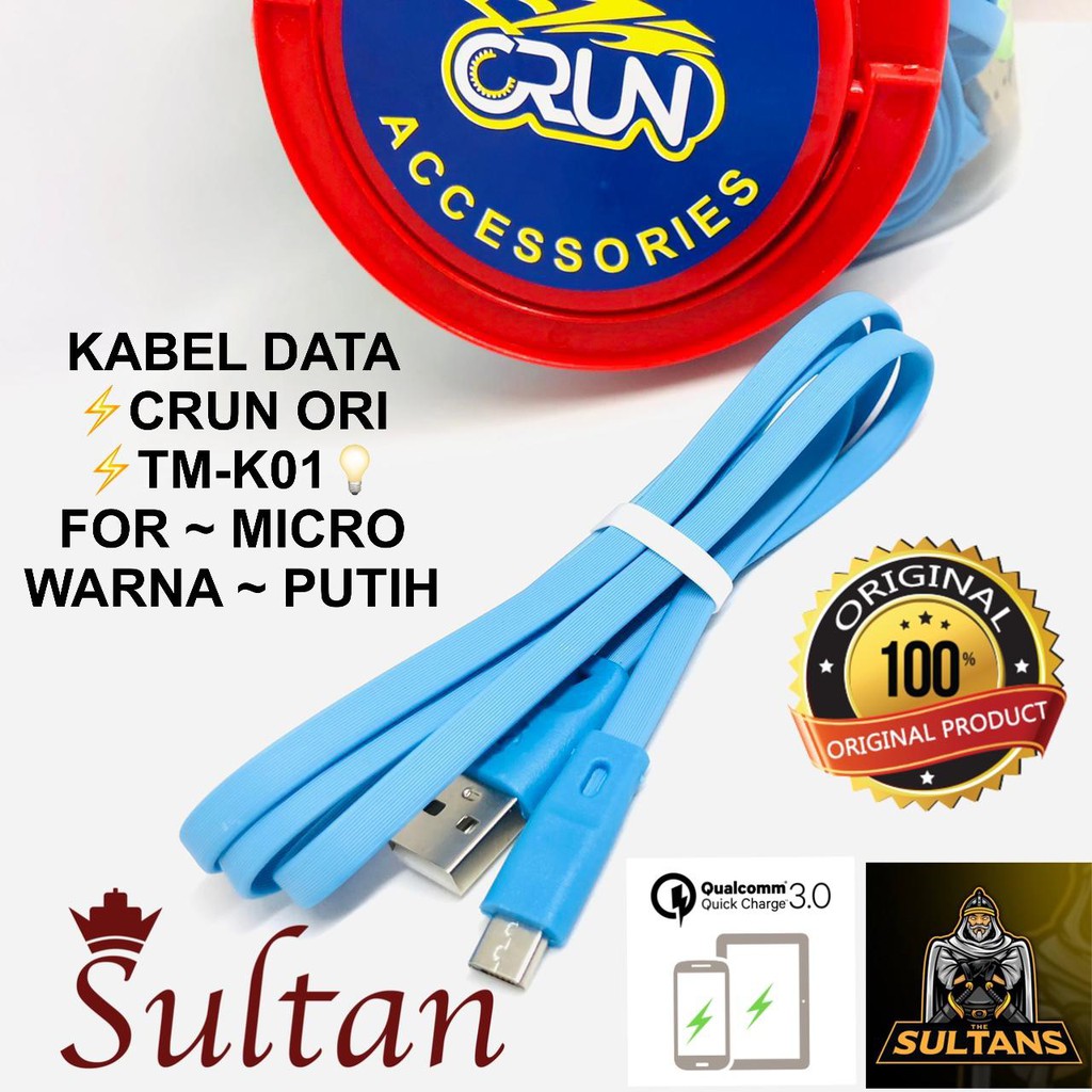 1pcs~KABEL DATA MICRO KABEL DATA CRUN TM-K01 2A 1METER