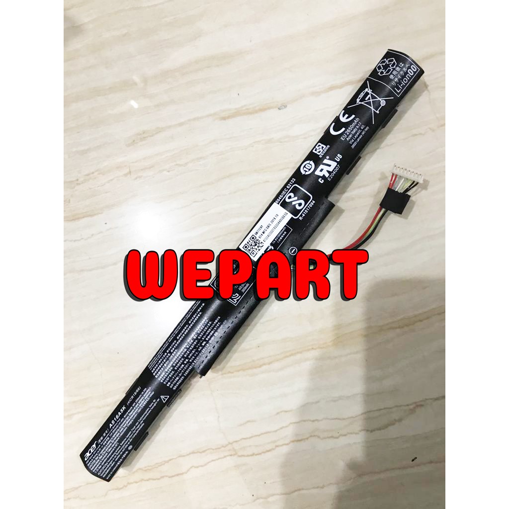 Baterai Original Acer Aspire E15 E5-475G 523G 573G 575G 774G E5-575G E5-575 AS16A5K AS16A7K AS16A8K