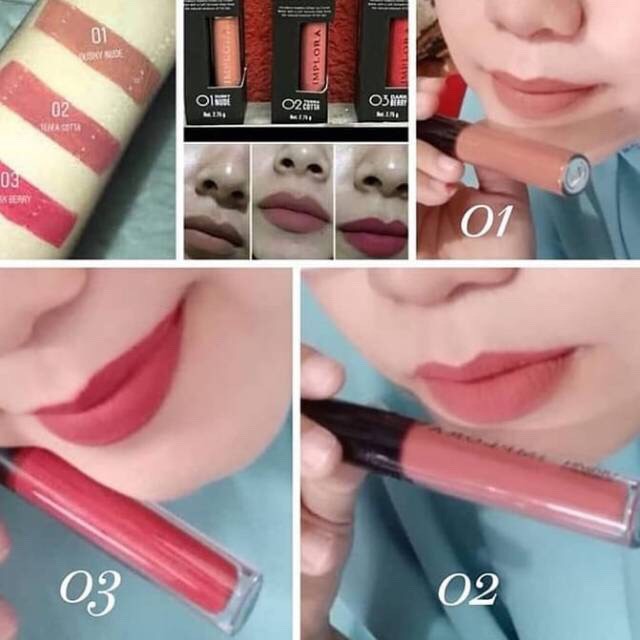 Lip Cream / Lipcream / Lipstik Implora Urban Matte Bpom