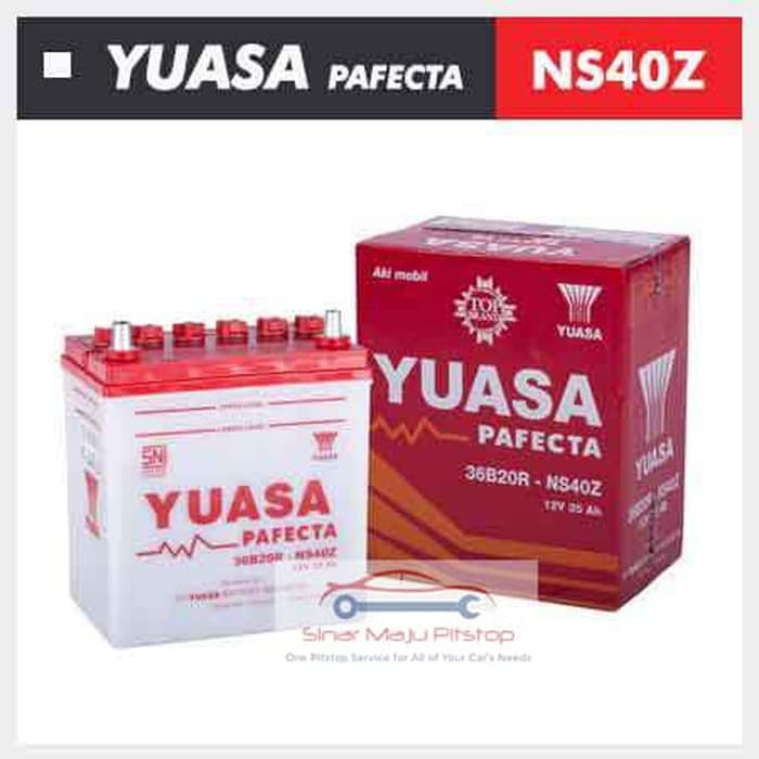  Aki  Mobil  Yuasa 36B20R NS40Z Aki  Basah 12V 35 Ampere 