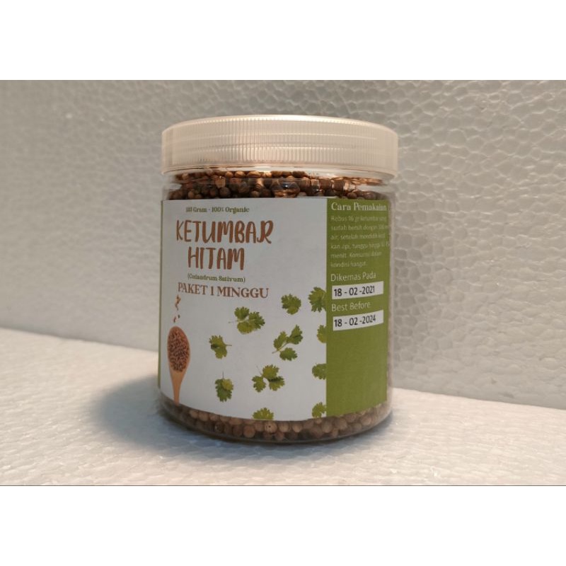 

Ketumbar Hitam Premium Organic 100% 135gr