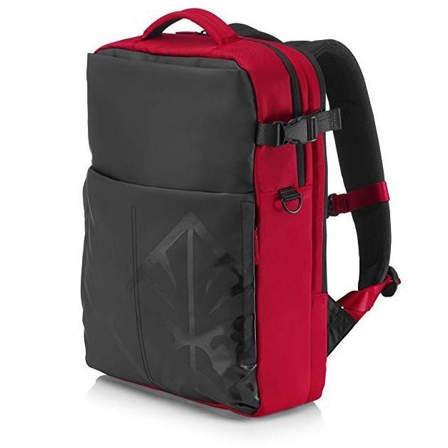 Tas Laptop Gaming Backpack Hp Omen 17.3 Inch Red Black Original