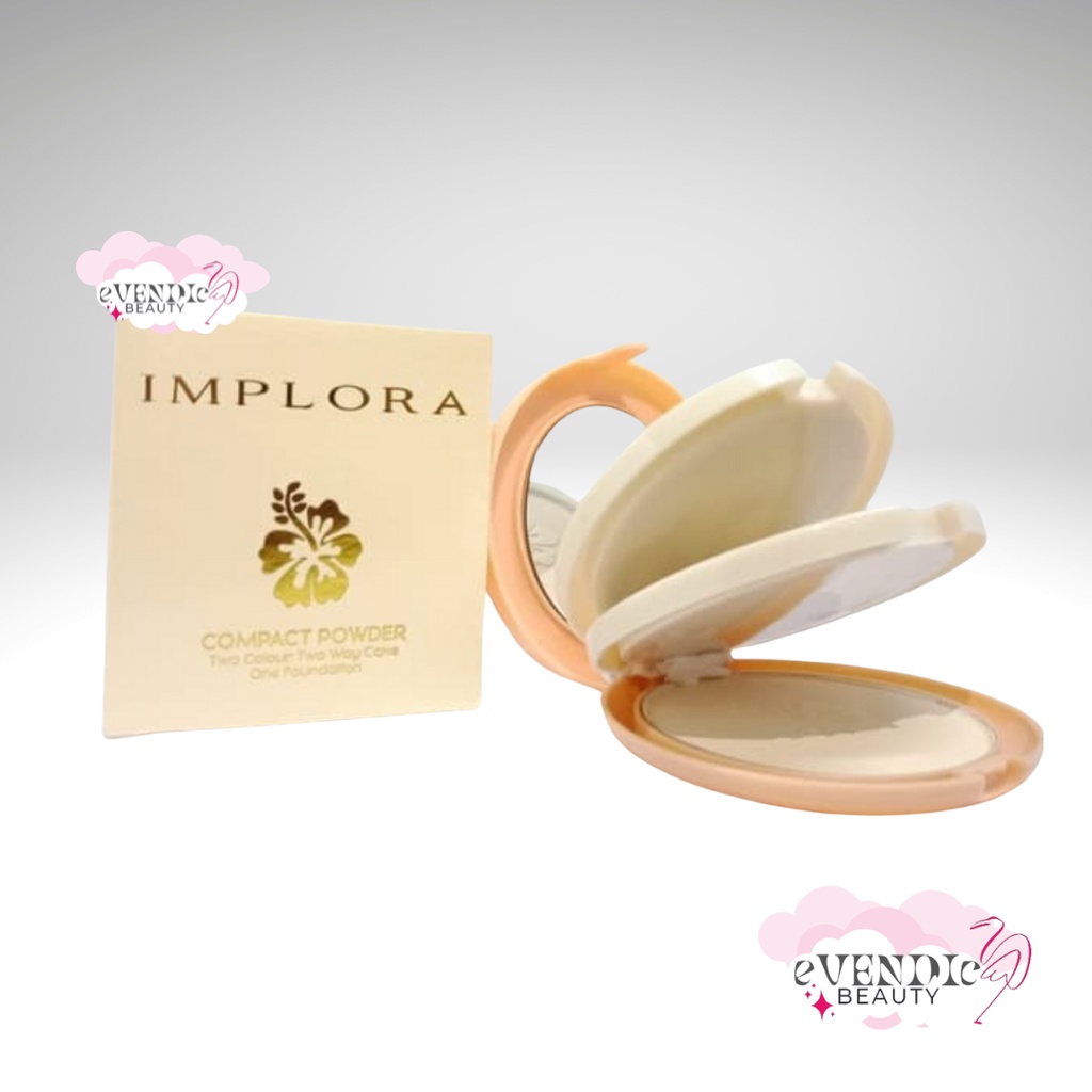 Bedak Implora compact powder 3 IN 1 (320)