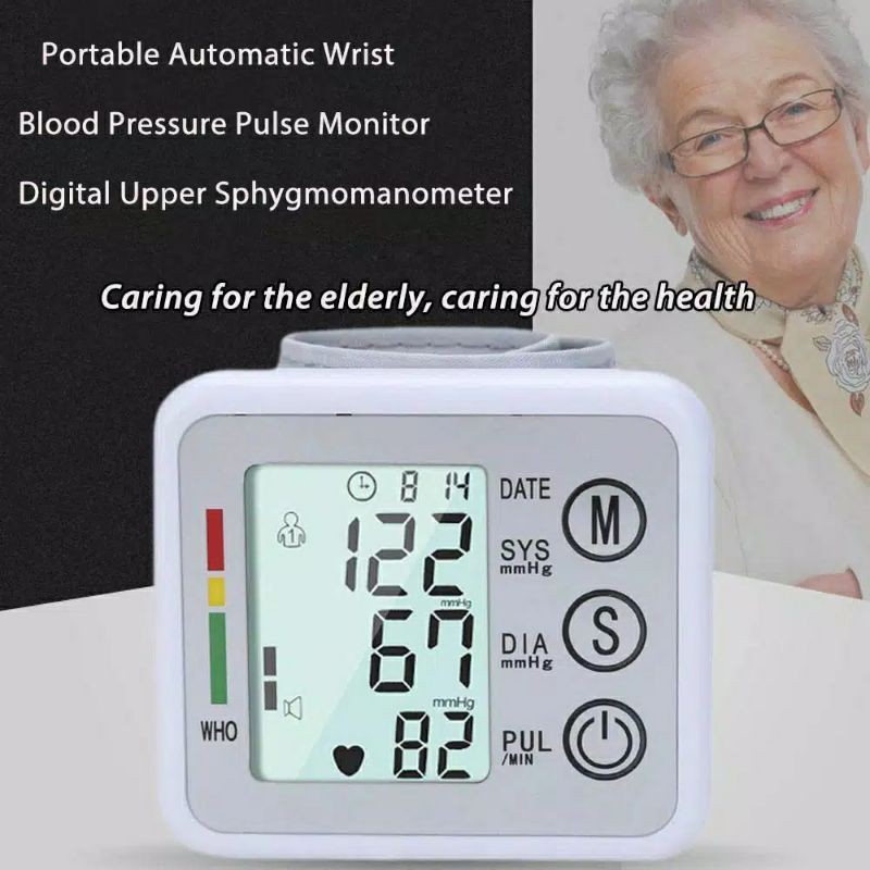 Tensimeter Digital Lengan, Tensimeter Digital Arm style free Batre packing buble dus