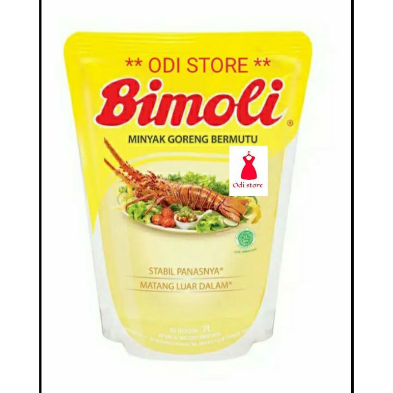 

Bimoli minyak refill ukuran2(liter)