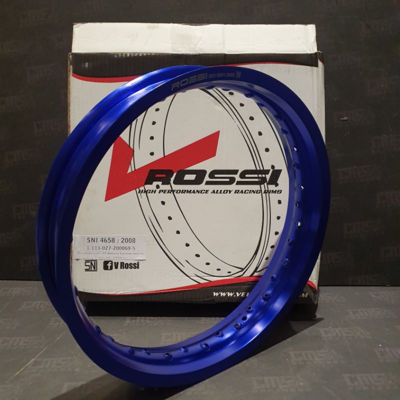 Velg Aloy Vrossi Rossi 17 x 250 dan 17 x 300 Biru 1 Set