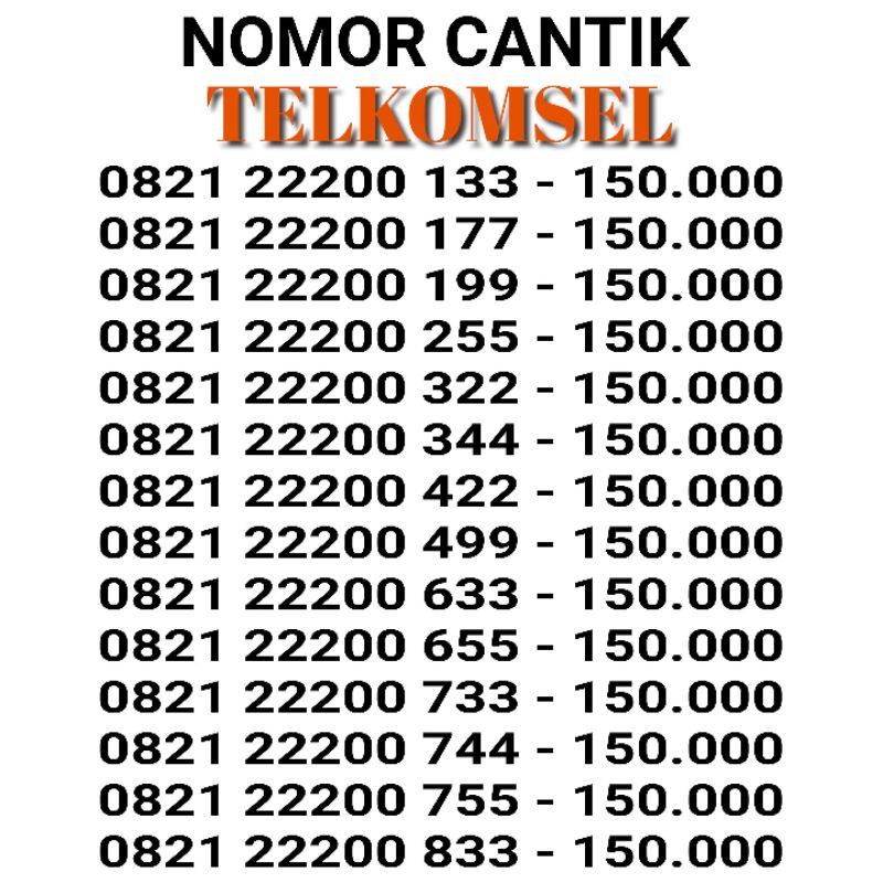 simpati nomor cantik 4g 22200 xxx