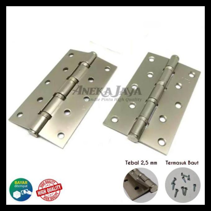 MURAH ENGSEL 5 INCH / ENGSEL LUBANG 5 / ENGSEL DAUN PINTU BESAR & PINTU KUPU TARUNG