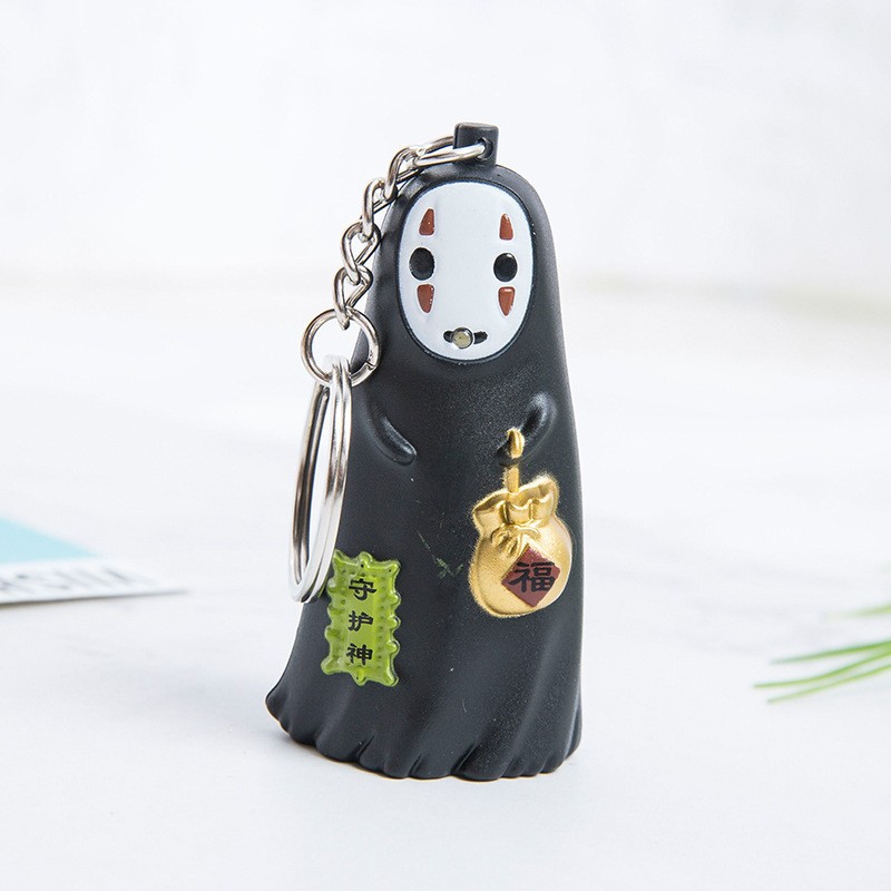 KCNF gantungan kunci keychain no face full body ghilbi spirited away - Merah