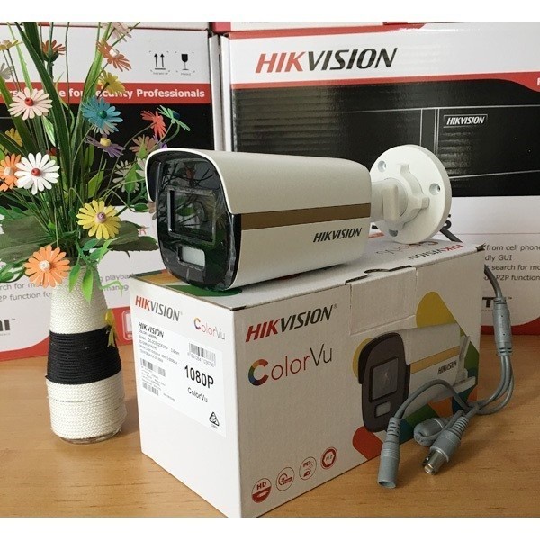 KAMERA CCTV HIKVISION COLORVU OUTDOOR 2MP DS-2CE12DF3T-F