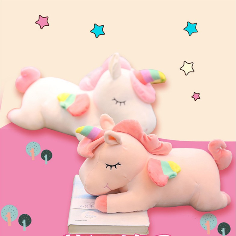 LYING UNICORN S / PLUFFY UNICORN / BONEKA UNICORN / BONEKA IMPORT