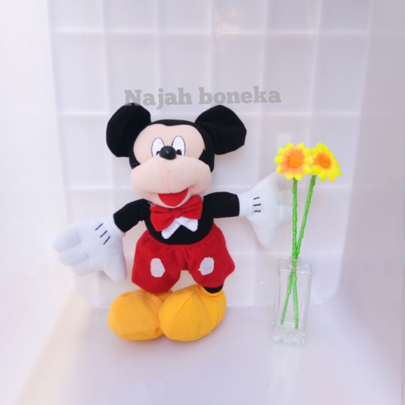 PROMO COD Boneka Mickey Mouse lucu 30 cm bahan velboa