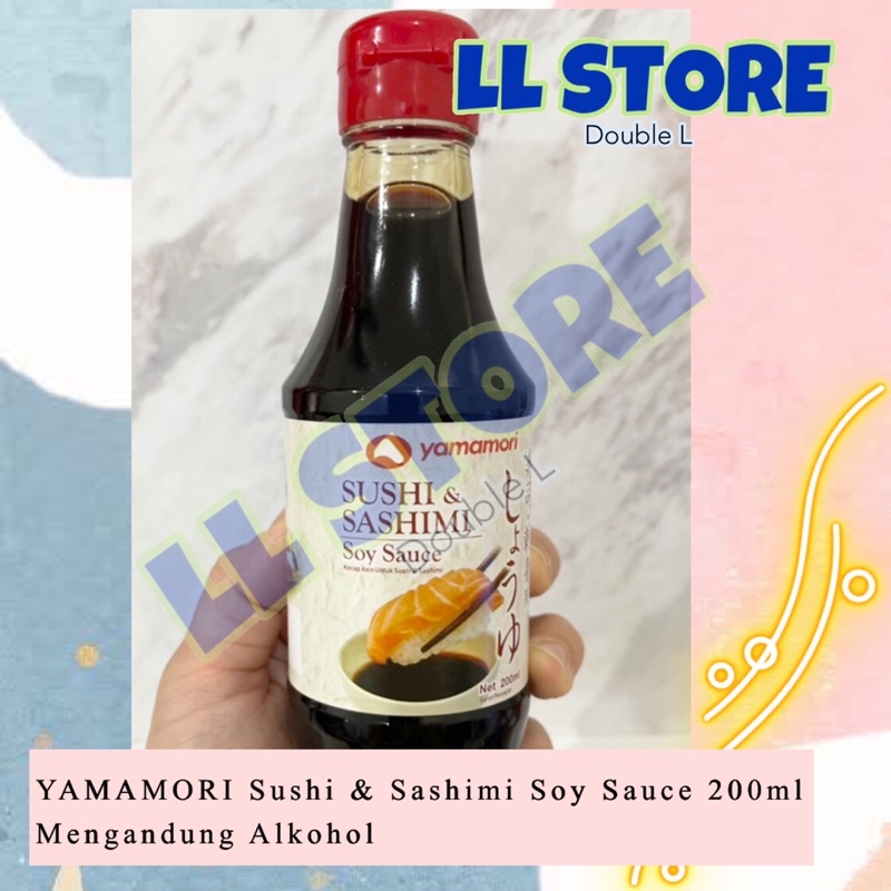 

YAMAMORI sushi sashimi soy sauce 200ml kecap jepang