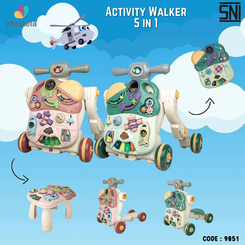 Baby Push Walker Sugar Baby 10in1 Multifungsi walker