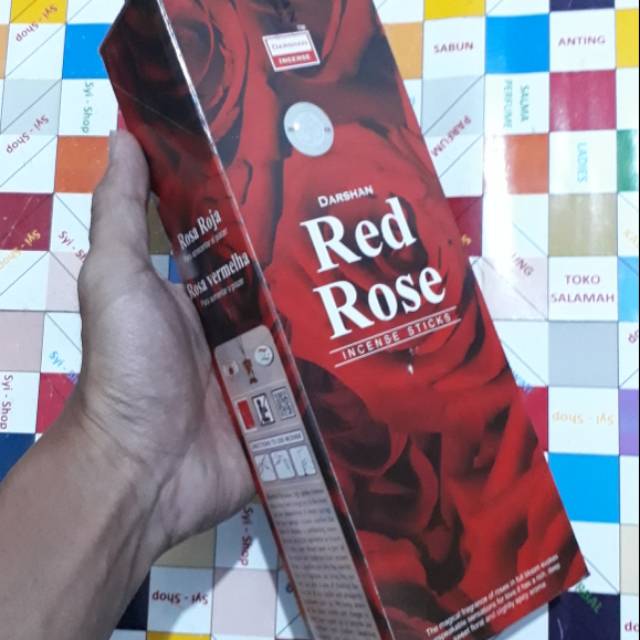 RED ROSE Dupa Lidi Aromatherapy By DARSHAN INCENSE