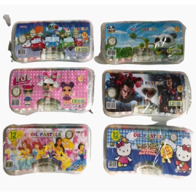 

Crayon Oil Pastel 12 Warna size Kecil