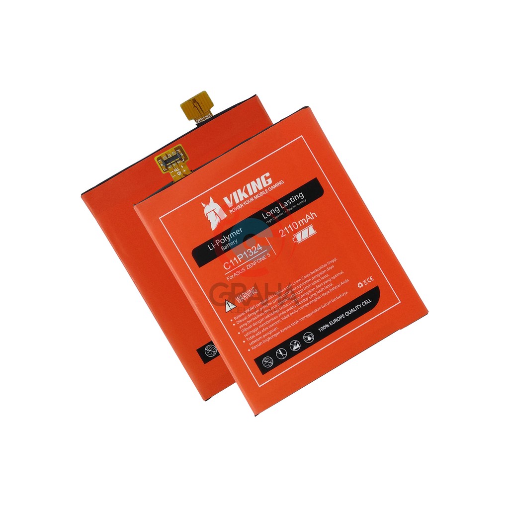 BATERAI / BATTERY / BATRE ASUS ZENFONE 5 / A500 VIKING DOUBLE POWER