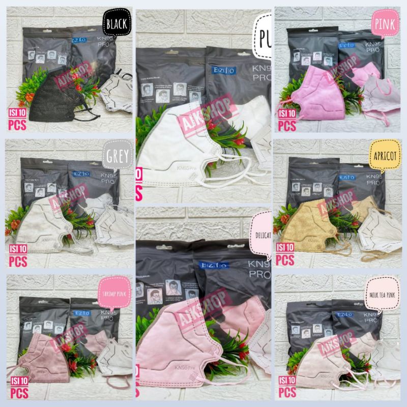 Masker KN 95 Pro Ezio isi 10 pcs / sachet
