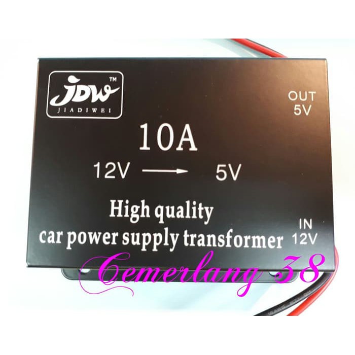 Step Down 10A DC 12V to 5V Car Power Supply Transformer Converter DC-D