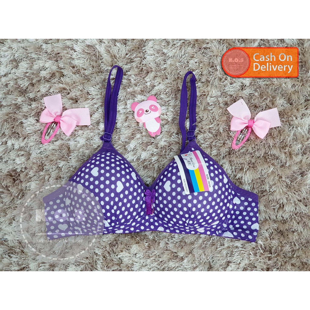 Bh remaja/bra pelajar busa tipis size 34-38