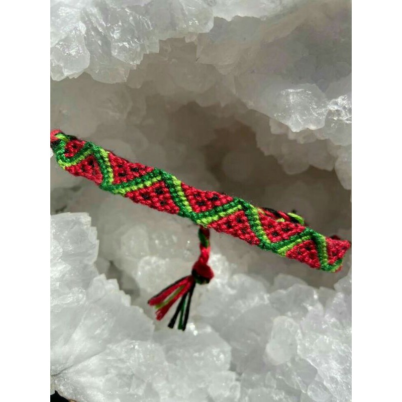 Gelang Friendship Bracelet Gelang Anyam Watermelon Semangka