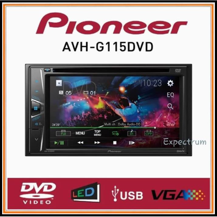Promo Terbatas Pioneer Avh-G115Dvd. Avh 115Dvd. Avh G115Dvd. G115Dvd Headunit 2 Din